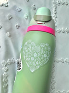 Clear Heart Shell Sticker