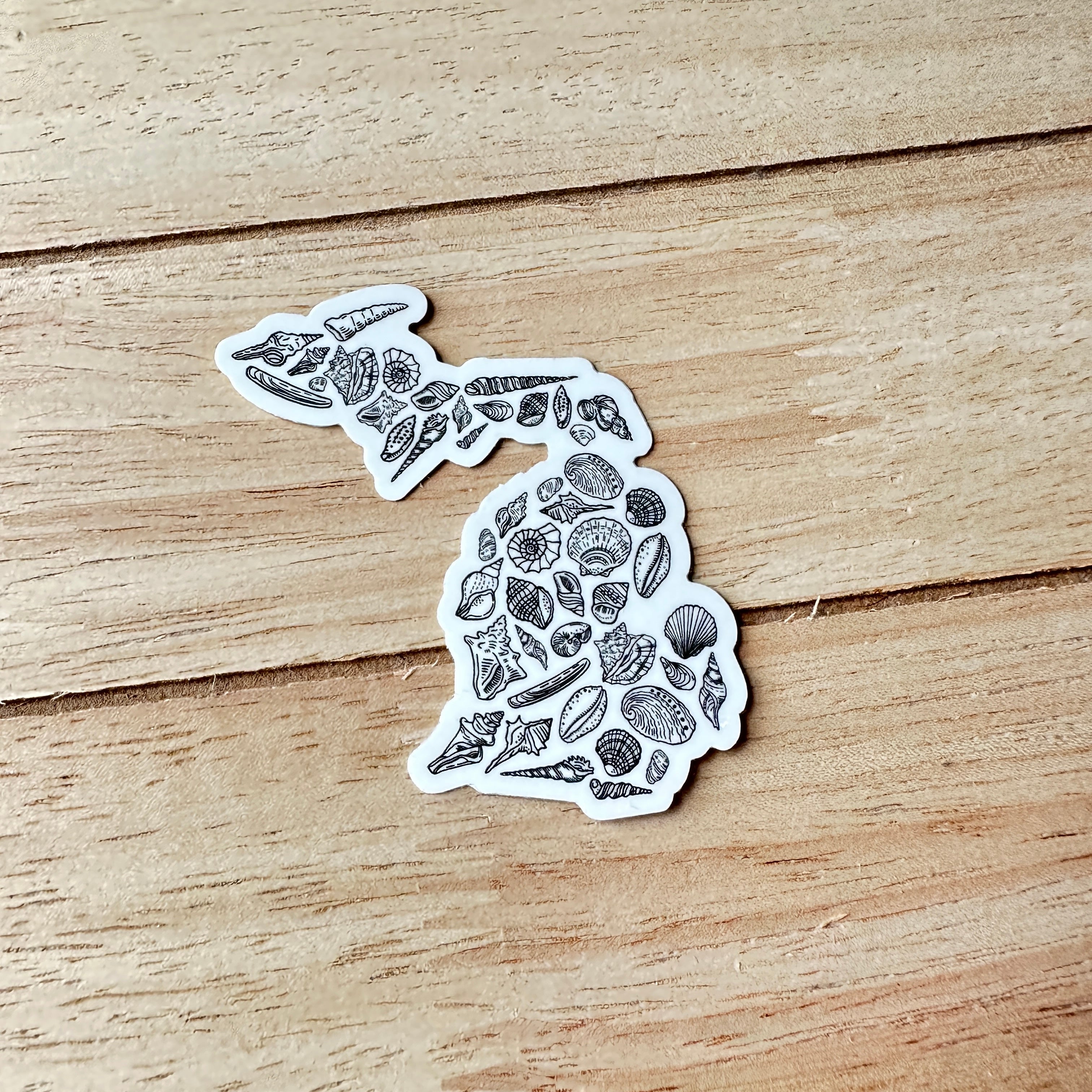 Michigan Shell Sticker